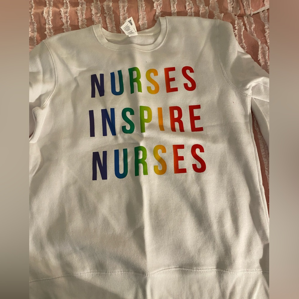 Nurses inspire nurses sweatshirt. Never worn